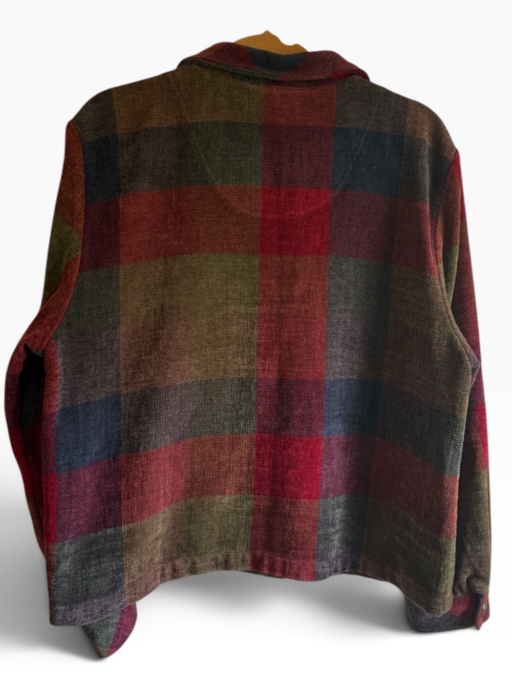 Christopher & Banks XL Plaid Button Front Jacket Shacket Fall Multicolor - Picture 3 of 4